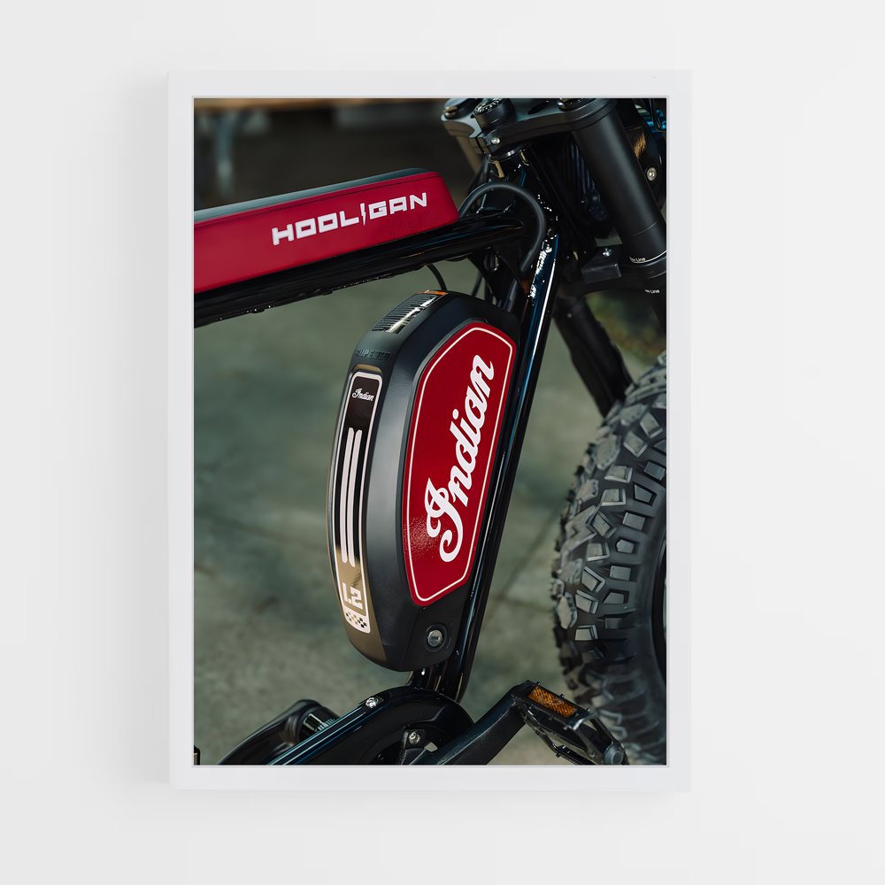 Poster splendide motocyclette indienne – affiche Indian Motorcycle (vue 3)